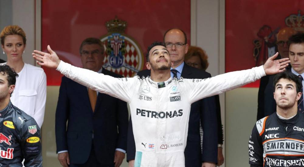 podio montecarlo - hamilton