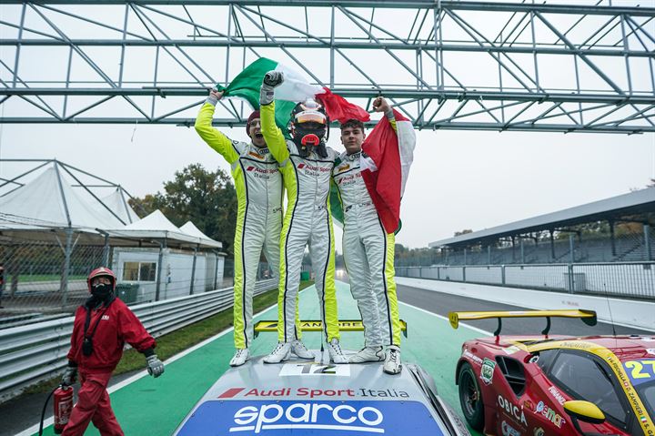 Mattia Drudi, Lorenzo Ferrari e Riccardo Agostini,