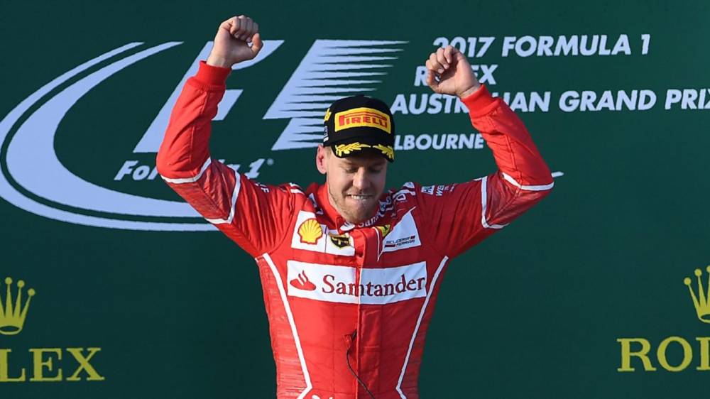 podio australia - vettel