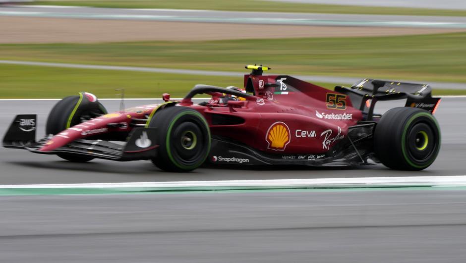 sainz -silverstone -pole