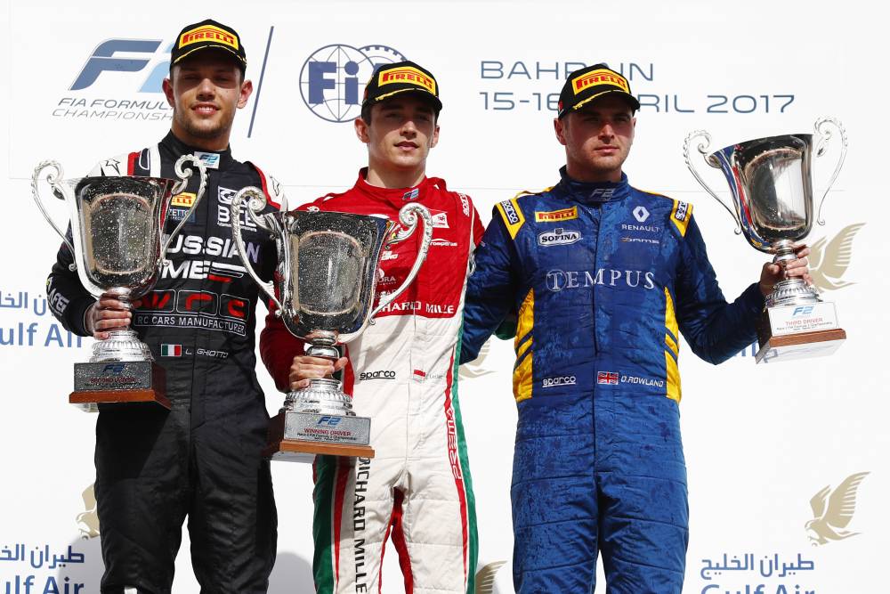 podio FIA F2