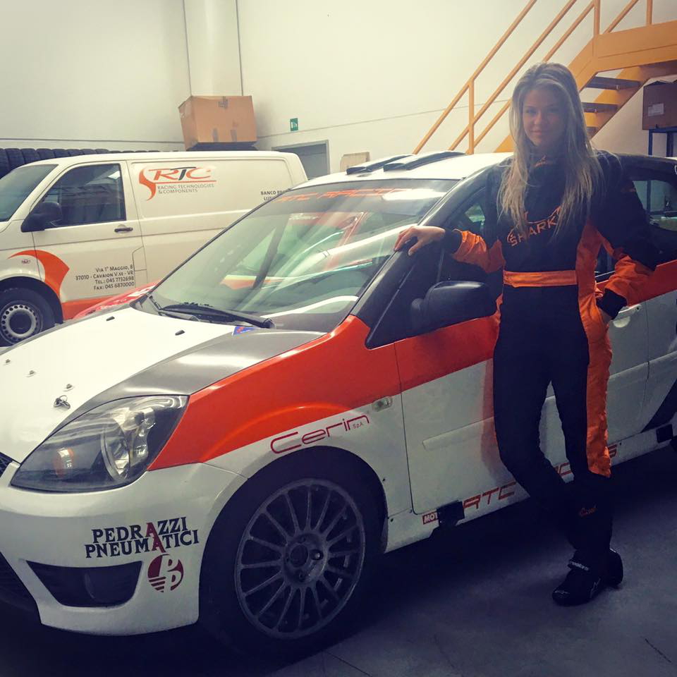 Christine G. Zonca e la Ford Fiesta ST 2000 N3 di RTC Racing