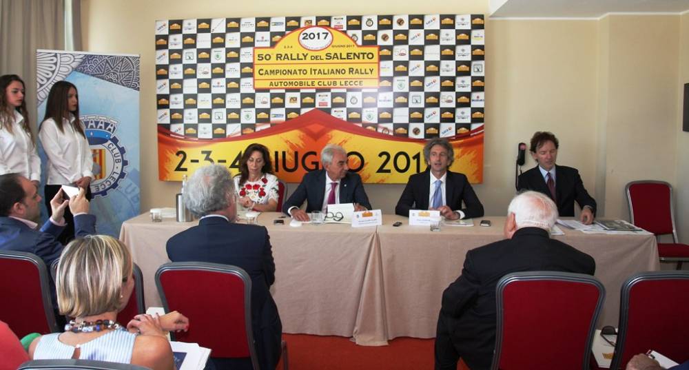 Conferenza di Presentazione 50°Rally del Salento (Uff. Stampa).