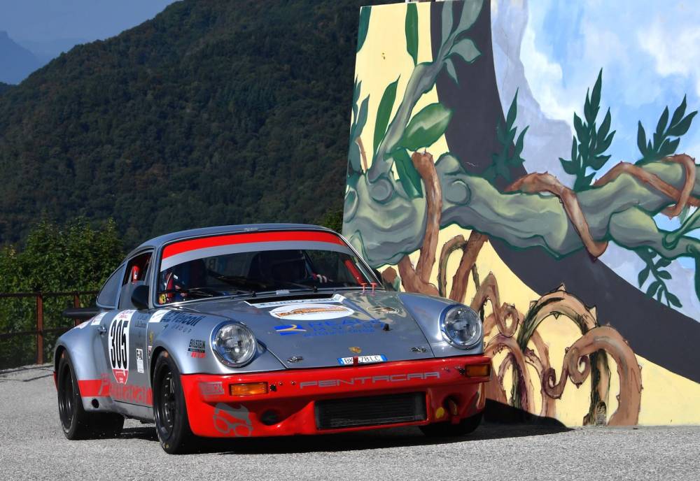 DaZanche DeLuis Porsche action2 Rally Alpi Orientali 2016