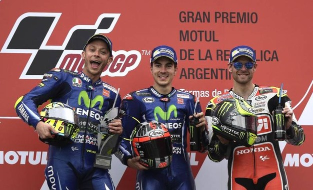 podio moto gp argentina 
