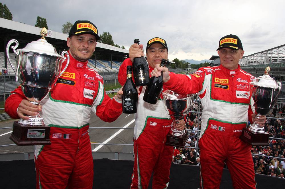 IL PODIO DI MONZA 2016