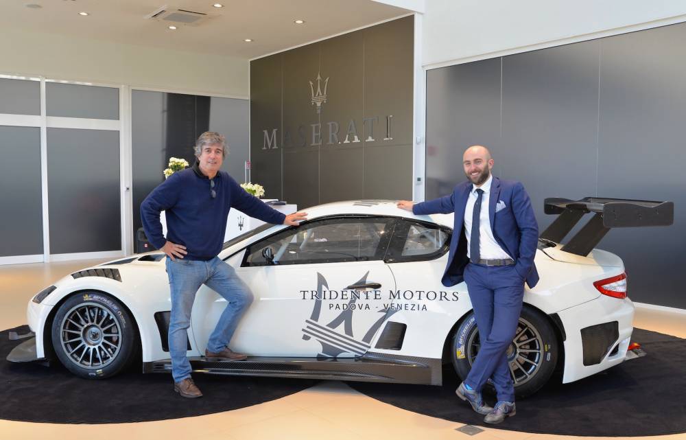 Jarach e Ceccato al fianco della Maserati GT3 02