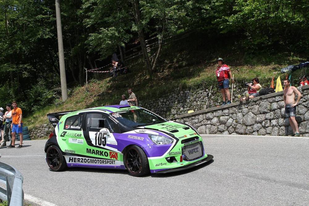 La Mitsubishi Mirage R5 ha debuttato in Italia a Verzegnis 2016