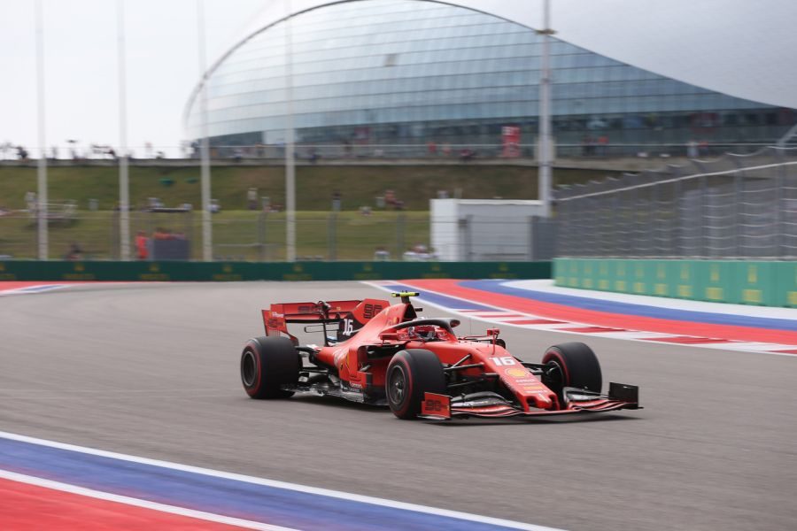 leclerc POLE A SOCHI