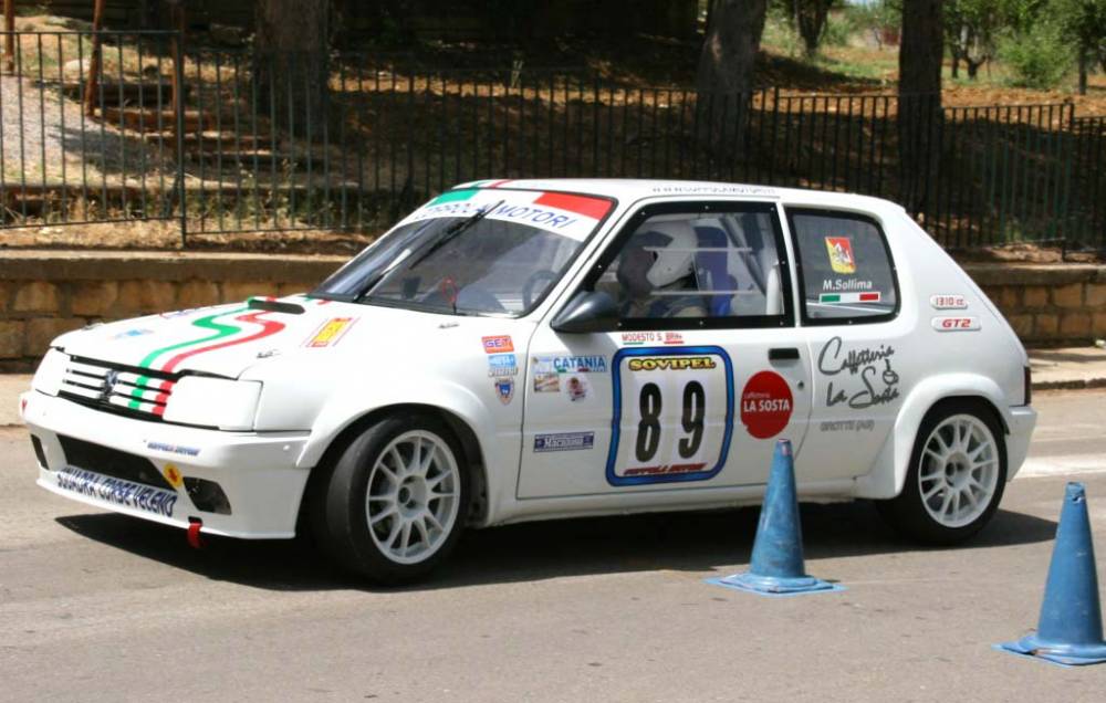 Modesto Sollima (Peugeot 205 Rallye)