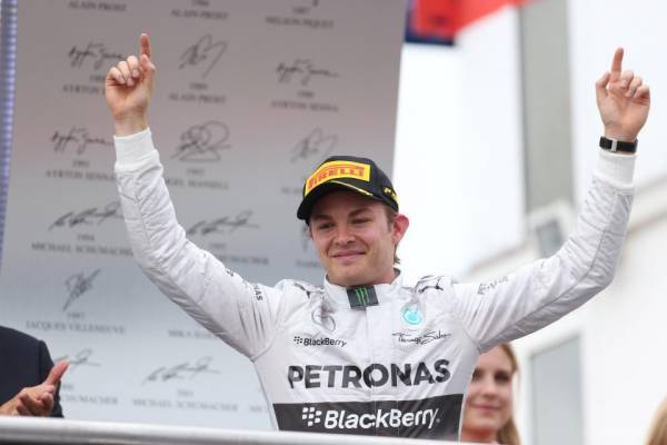 Nico Rosberg trionfa nel Gp di Germania a Hockenheim