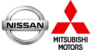 logo nissan e mitsubishi