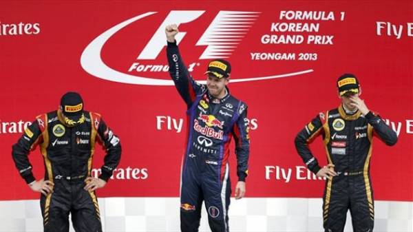 podio gp f1 korea - .