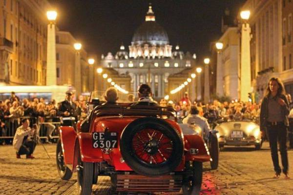 arrivo a roma citta del vaticano