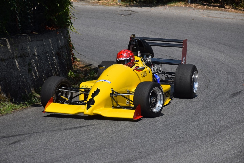 Rosario Miano su Reynard 903 allo Slalom San Piero Patti